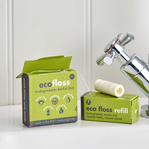 Eco Floss - Plant-Based Vegan Dental Floss With Dispenser