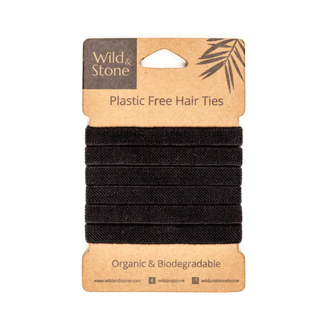Hair Ties - Plastic Free - 6 Pack