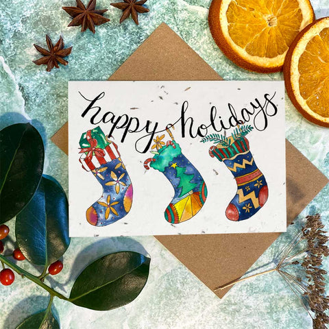 Plantable Christmas Greeting Cards