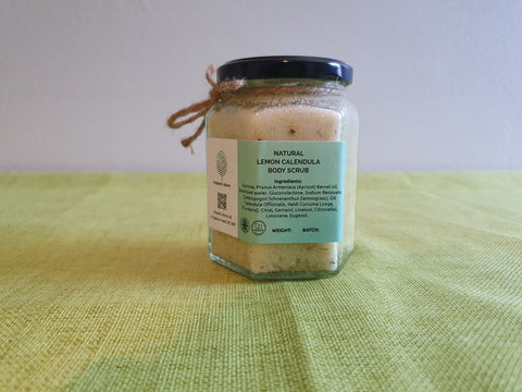 Natural Body Scrub in Jar 250g