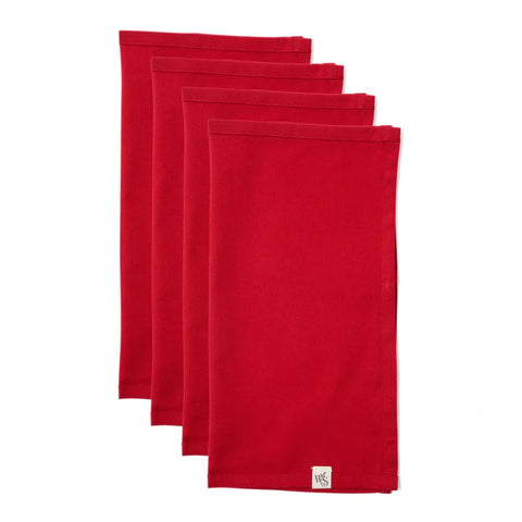 Organic Cotton Napkins - Set of 4 - Berry
