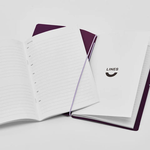 Refillable Weekly Planner / Journal with Recycled Leather