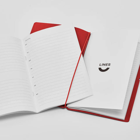 Refillable Weekly Planner / Journal with Recycled Leather