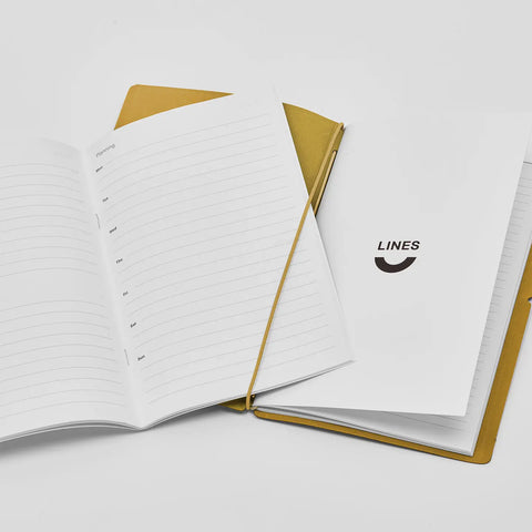 Refillable Weekly Planner / Journal with Recycled Leather