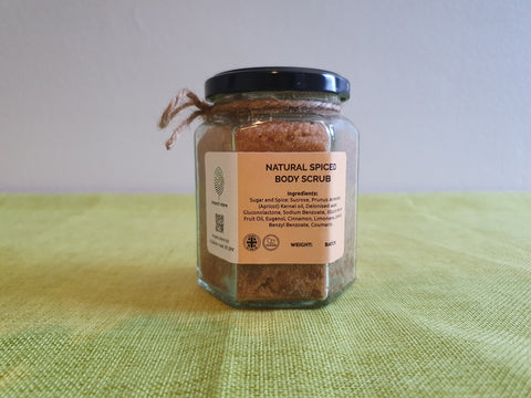 Natural Body Scrub in Jar 250g
