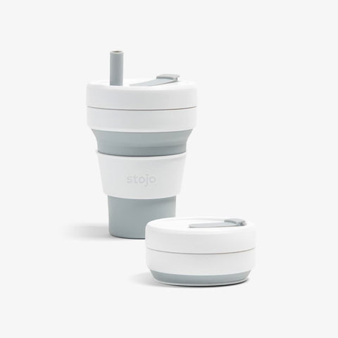 Stojo 16oz Collapsible Travel Cup - Dove