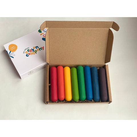 Classic Sticks Set of 8 Vegan Crayons - The Natural Crayon Company