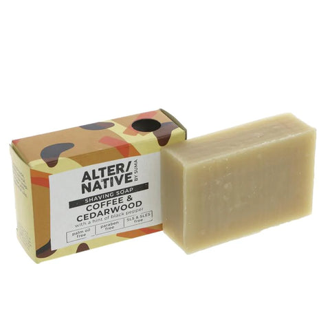 Alter/Native Coffee & Cedarwood Shaving Soap Bar