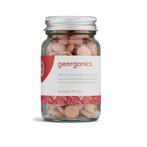 Georganics Eucalyptus - Bicarbonate Mouthwash Tablets - 180 tablets