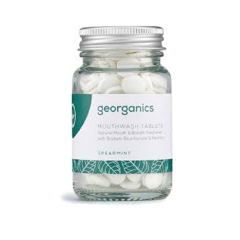 Georganics Spearmint - Bicarbonate Mouthwash Tablets - 180 tablets