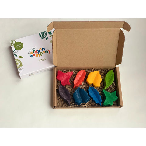 Leaves Set of 8 Vegan Crayons - The Natural Crayon Company