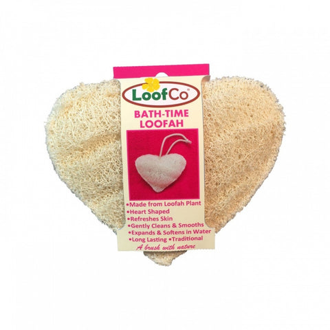 Loofah Bath Time Heart
