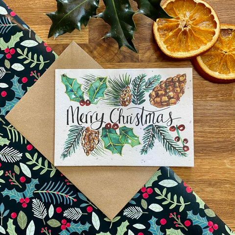 Plantable Christmas Greeting Cards