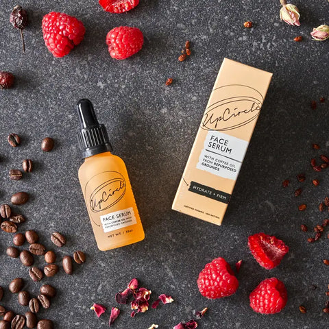 Upcircle - Collagen Boosting Organic Face Serum with Coffee + Rosehip - 30ml Bottle
