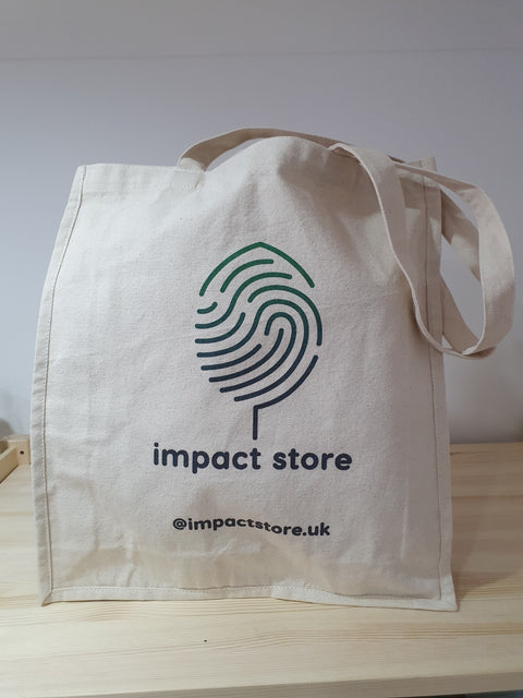 Organic Cotton Impact Store Tote Bag