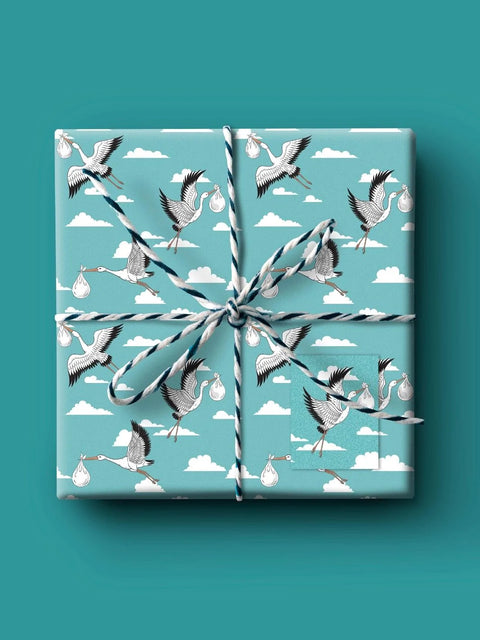 Curlicue Recycled Gift Wrap Paper