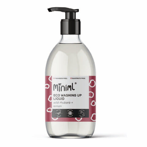 Washing Up Liquid - Wild Rhubarb & Lemon 500ml (PRE-FILLED BOTTLE)