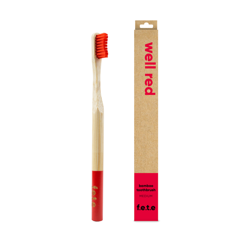 F.e.t.e Adult's Medium Bamboo Toothbrush
