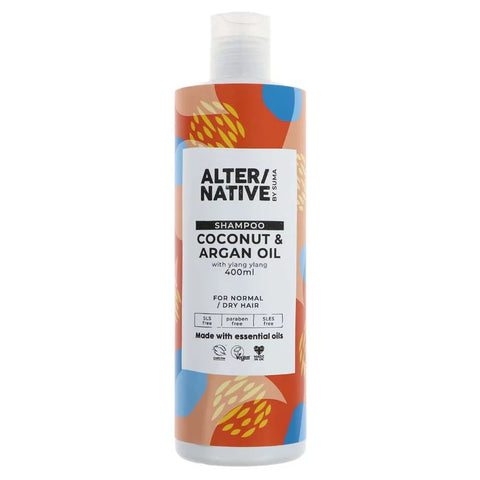 Alter/Native Shampoo Coconut & Argan Oil - 400ml (PRE-FILLED PET BOTTLE)