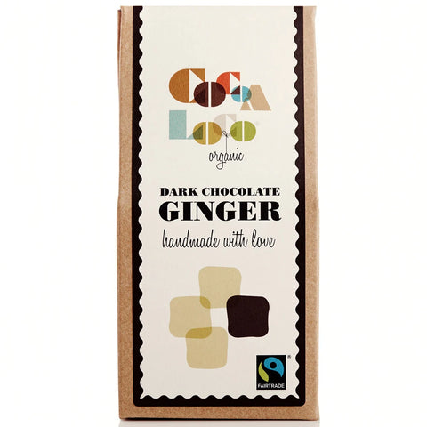 Organic 73% Dark Chocolate Covered Ginger