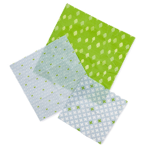 Reusable Vegan Food Wraps - Set of 3