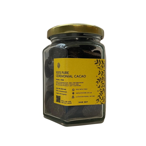 Organic 100% Ceremonial Grade Cacao - 150g Jar