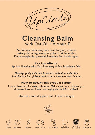 Upcircle - Cleansing Balm with Oat Oil + Vitamin E Refill