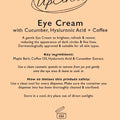 Upcircle - Eye Cream with Maple and Coffee Refill