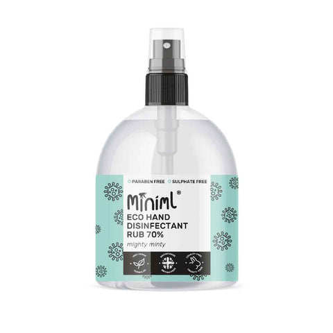 Hand Disinfectant Rub - Minty 500ml Spray (PRE-FILLED PET BOTTLE)