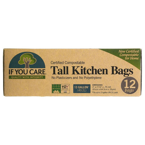 If You Care - Tall Kitchen Bags - 49.2L - 12 Pack