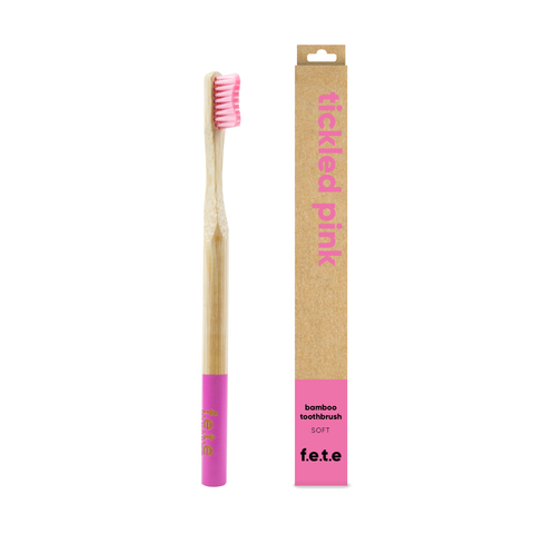 F.e.t.e Adult's Soft Bamboo Toothbrush