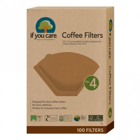 If You Care - Coffee Filters - No.4 Large - 100 Filters