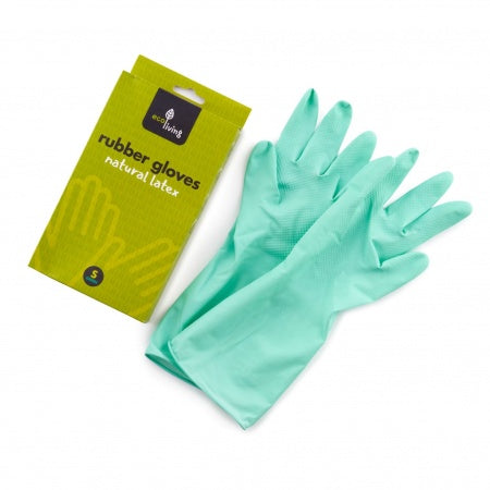Natural Latex Rubber Gloves - Size M